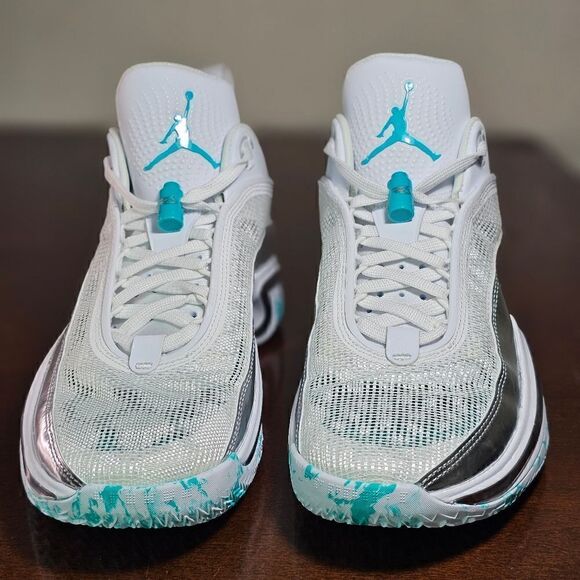 Nike Air Jordan XXXVI 36 Low PF Guo Ailun Women's 10 Silver Jade DM9032-130 Shoe - Picture 5 of 17